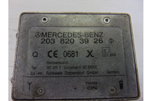 Módulo electrónico, Mercedes-benz Clase C (Bm 203) Berlina 220 Cdi (203.006) 2004, 2038203926