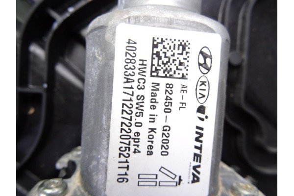 Elevalunas delantero izquierdo, Hyundai Ioniq Hybrid 2018, 82450G2020