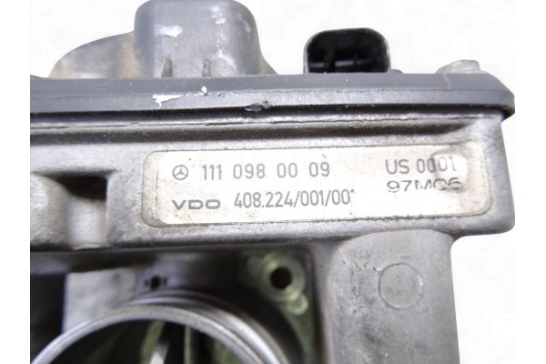Caja mariposa, Mercedes-benz Clk (Bm 208) Coupe 230 Compressor (208.347) 1999, 1110980009