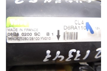 Motor arranque, Citroen C3 1.4 HDi Exclusive 2006, 9640825280