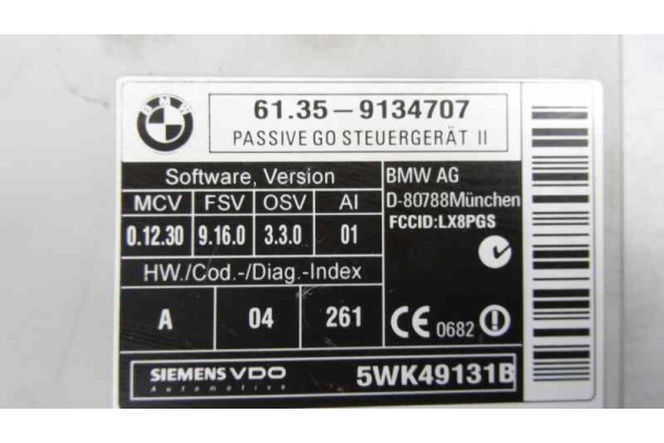 Módulo electrónico, Bmw Serie X5 (E70) xDrive30d 2007, 9134707