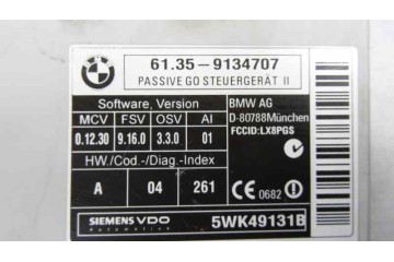 Módulo electrónico, Bmw Serie X5 (E70) xDrive30d 2007, 9134707