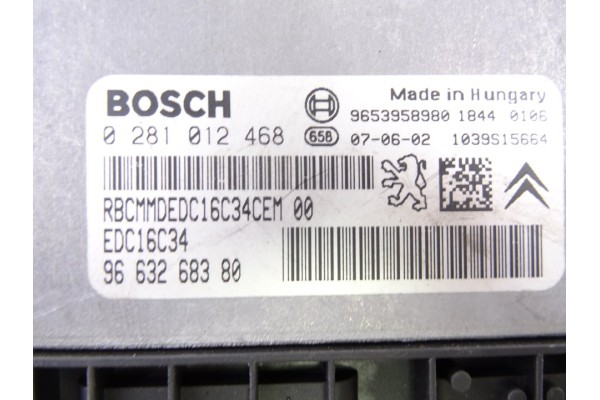 Centralita motor uce, Citroen Xsara Picasso 1.6 HDi 90 Exclusive 2007, 9663268380