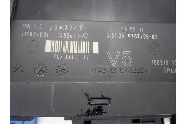 Módulo electrónico, Bmw Serie 7 (F01/F02) 740d xDrive 2011, 9267455