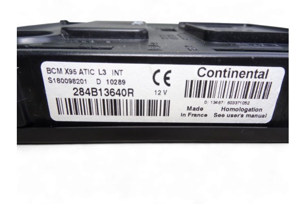 Caja reles / fusibles, Renault Scenic Iii (Jz) Dynamique 2010, 284B13640R