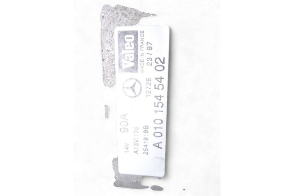 Alternador, Mercedes-benz Clk (Bm 208) Coupe 230 Compressor (208.347) 1999, A0101545402