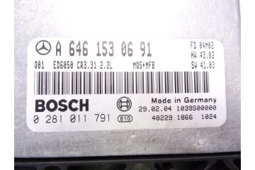 Centralita motor uce, Mercedes-benz Viano (639) 2.2 CDI Compacto (639.811) 2004, A6461530691