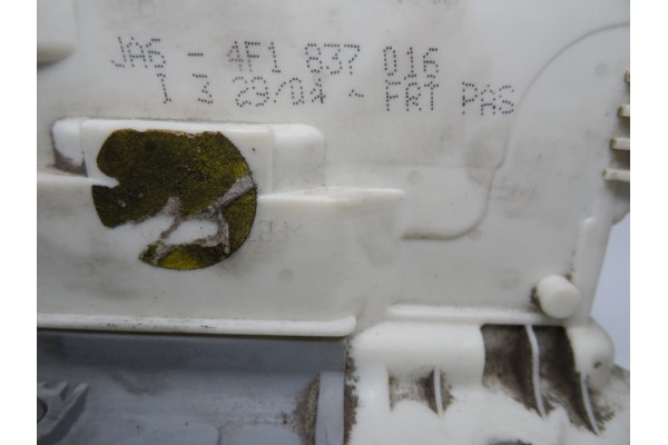 4F1837016  CERRADURA PUERTA DELANTERA DERECHA AUDI A3 SPORTBACK (8PA) 2.0 TDI Ambiente 2004 4F1837016 209280 AUDI - 3