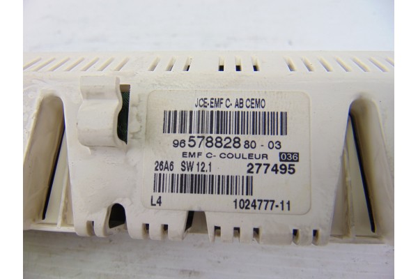 Pantalla multifuncion, Citroen C4 Berlina Collection 2006, 9657882880