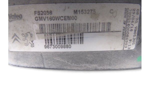 Electroventilador, Peugeot Partner Furgón Confort L1 2016, 9673009880