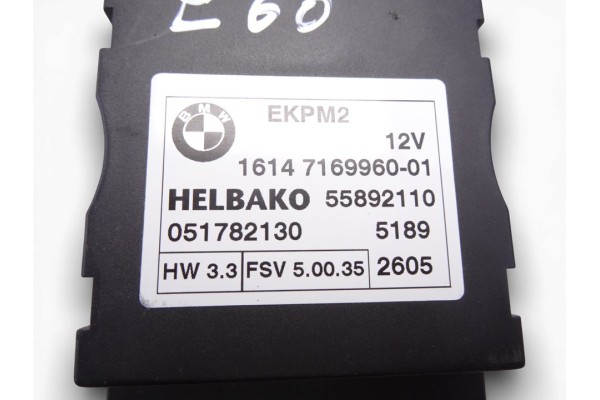 Módulo electrónico, Bmw Serie 5 Berlina (E60) 525xi 2005, 7169960