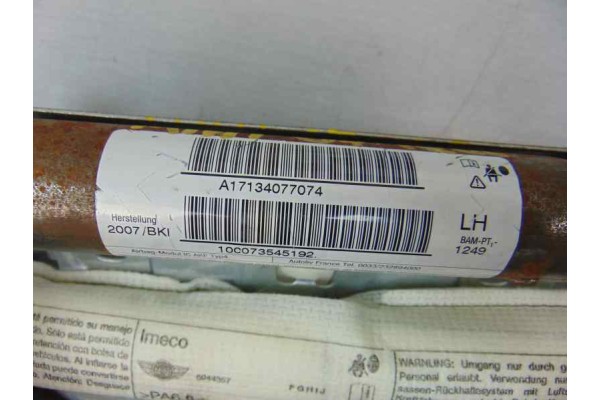 Airbag cortina delantero izquierdo, A17134077074