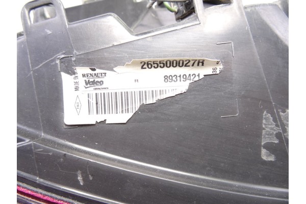 Piloto trasero derecho interior, Renault Megane Iii Sport Tourer Expression 2009, 265500027R