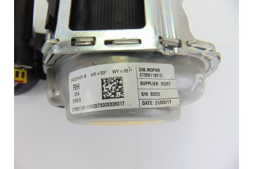 Cinturon seguridad trasero derecho, Fiat 500X (334) Mirror 2017, 34223426B