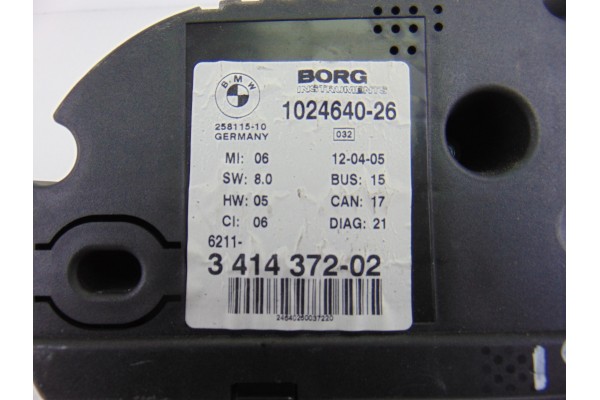 3414372 CUADRO INSTRUMENTOS BMW SERIE X3 (E83)