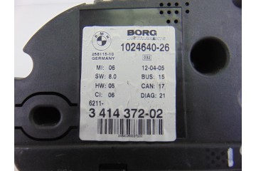 3414372 CUADRO INSTRUMENTOS BMW SERIE X3 (E83) 2.0d 2005 3414372 195086 BMW - 4