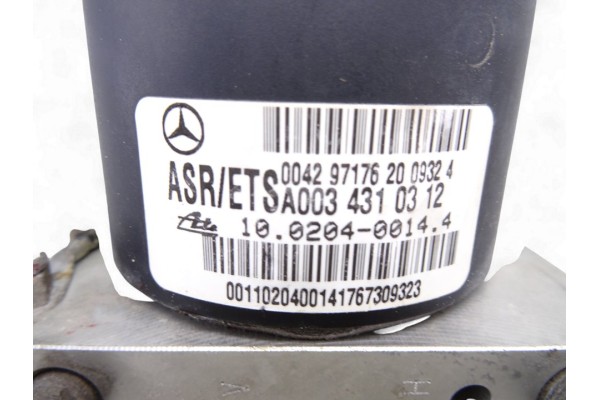 Abs, Mercedes-benz Clk (Bm 208) Coupe 230 Compressor (208.347) 1999, A0034310312