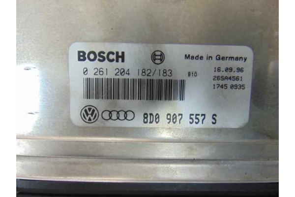 Centralita motor uce, Audi A4 Berlina (B5) 1.8 1997, 8D0907557S