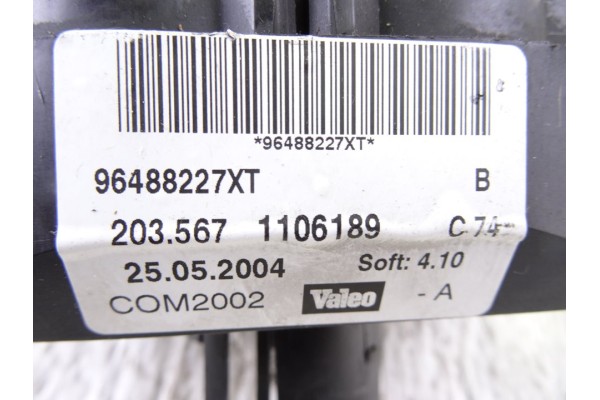 Mando luces, Citroen C3 1.4 HDi Premier 2004, 96488227XT