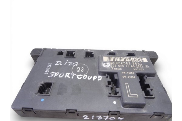 Módulo electrónico, Mercedes-benz Clase C (Bm 203) Sportcoupe C 200 Compressor (203.742) 2002, 2038201585