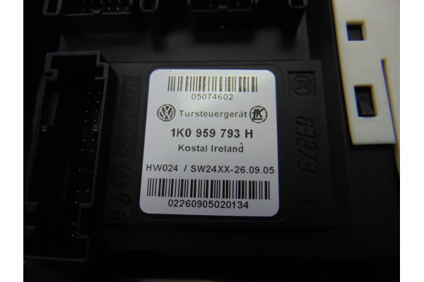 1K0959793H ELEVALUNAS DELANTERO IZQUIERDO SEAT LEON (1P1) Reference 2006 1K0959793H 201959 SEAT - 5