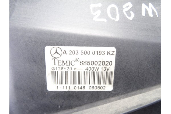 Electroventilador, Mercedes-benz Clase C (Bm 203) Berlina 220 Cdi (203.006) 2002, A2035000193