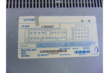 12773381 MODULO ELECTRONICO SAAB 9-3 FAMILIAR Vector 2008 12773381 197005 SAAB - 1