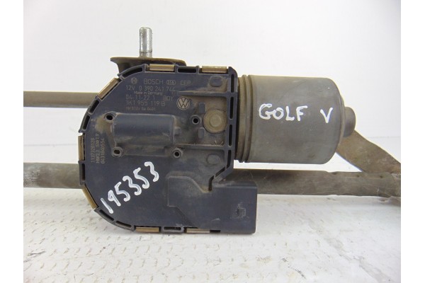 Motor limpia delantero, Volkswagen Golf V (1K1)(10.2003) Highline 2005, 1K1955119B
