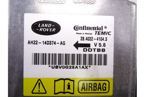 Centralita airbag, Land Rover Range Rover Sport V6 Td Hse 2010, AH2214D374AG