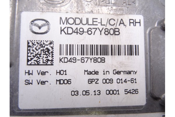 Módulo electrónico, Mazda CX-5 (Ke) Luxury 4WD 2013, KD4967Y80B