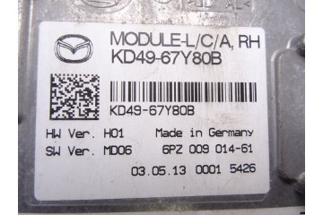 Módulo electrónico, Mazda CX-5 (Ke) Luxury 4WD 2013, KD4967Y80B