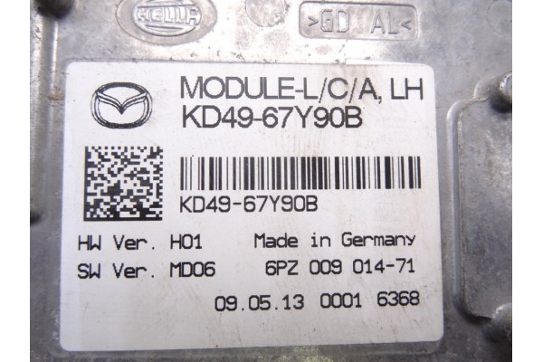 Módulo electrónico, Mazda CX-5 (Ke) Luxury 4WD 2013, KD4967Y90B