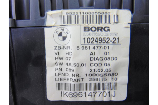 6961477 CUADRO INSTRUMENTOS BMW SERIE 1 BERLINA (E81/E87)