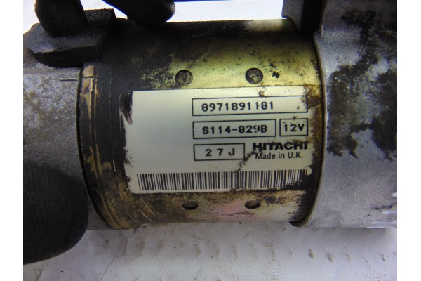 Motor arranque, Opel Astra G Berlina Club 2002, 8971891181
