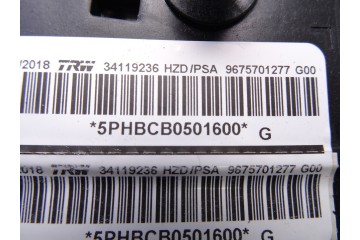 Airbag lateral izquierdo, Citroen C-elysée Feel 2019, 96757701277