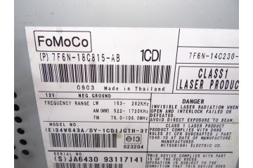 Sistema audio / radio cd, Jaguar Xf 3.0 V6 Diesel Luxury 2012, 7F6N18C815AB