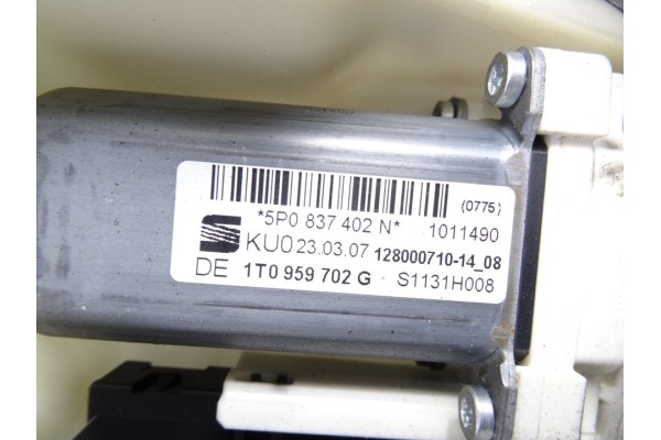 Elevalunas delantero derecho, Seat Altea Xl (5P5) Reference 2007, 1K0959792M