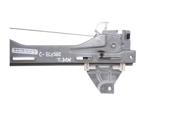 Elevalunas trasero derecho, Citroen C-elysée Feel 2019, 9674437280