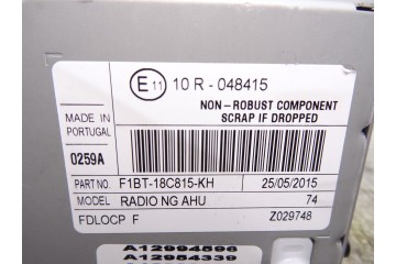 Sistema audio / radio cd, Ford Focus Sportbreak (Cew) Trend 2021, F1BT18C815KH