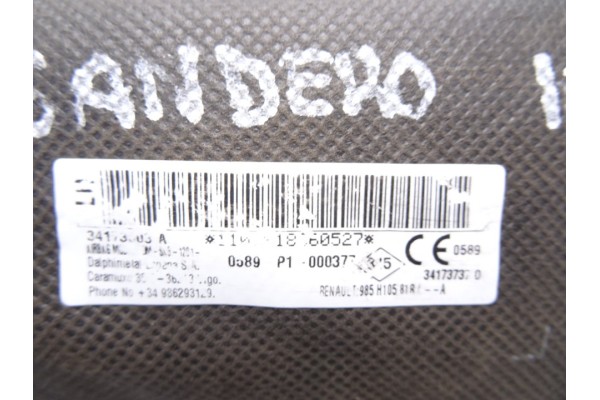 Airbag lateral izquierdo, Dacia Sandero Ii Stepway 2018, 34173737D