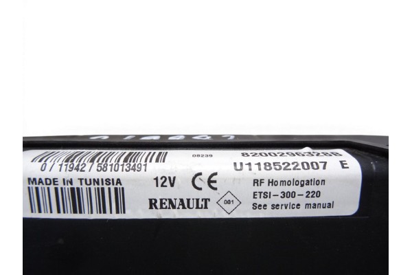 Módulo electrónico, Dacia Sandero Ambiance 2008, 8200296328B