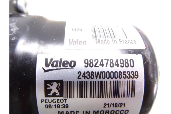 Motor limpia delantero, Opel Corsa F Edition 2021, 9824784980