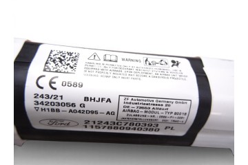 Airbag cortina delantero izquierdo, Ford Fiesta (CE1) ST-Line 2022, H1BBA042D95AG