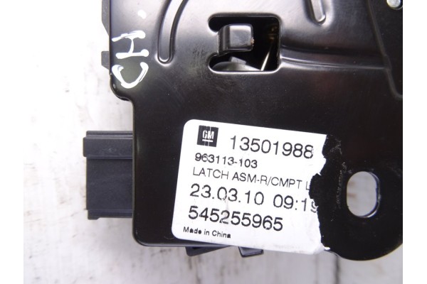 Cerradura maletero / porton, Chevrolet Cruze Ls 2011, 13501988