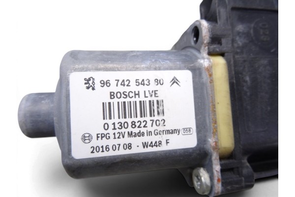Elevalunas delantero derecho, Peugeot 208 Style 2016, 9674254380