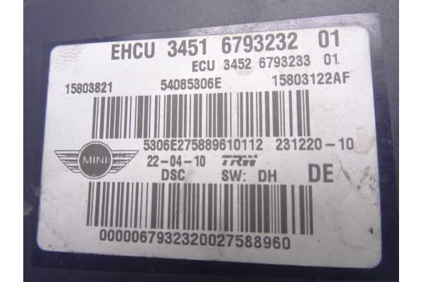 Abs, Mini Mini (R56) Cooper 2010, 6793232