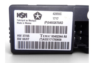 Módulo electrónico, Chrysler 300C (Le/lx) 3.0 Crd 2009, 04602670AD