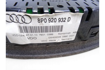 Cuadro instrumentos, Audi A3 Sportback (8PA) 1.4 TFSI Ambiente 2010, 8P0920932D