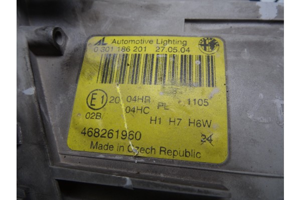 Faro izquierdo, Alfa Romeo 147 (190) 1.9 JTD Impression 2004, 468261960