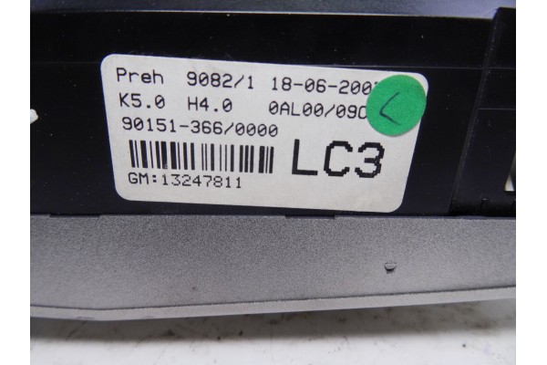Mando climatizador, Opel Astra H Berlina Cosmo 2007, 13247811
